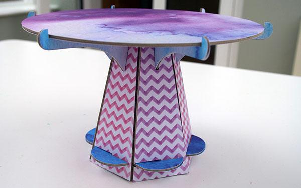 how to make a cake stand