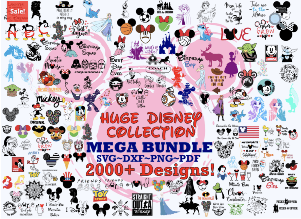 Disney 2000 cut files