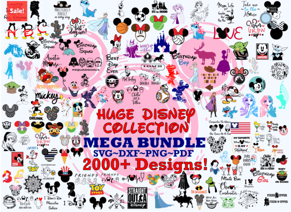 Disney SVG Files: Free & Premium Disney-Themed Cut Files!