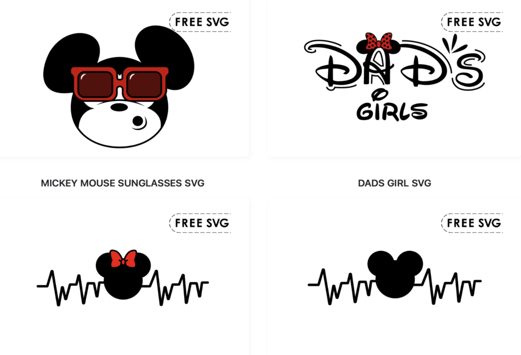 SVG Crush Disney files